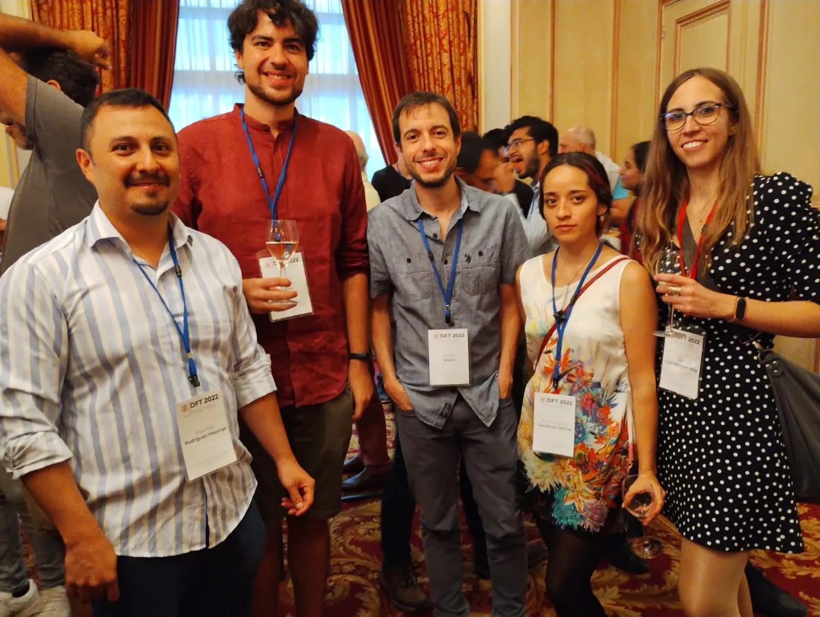 Carmelo and Mau at the DFT 2022 gala dinner in Brussels