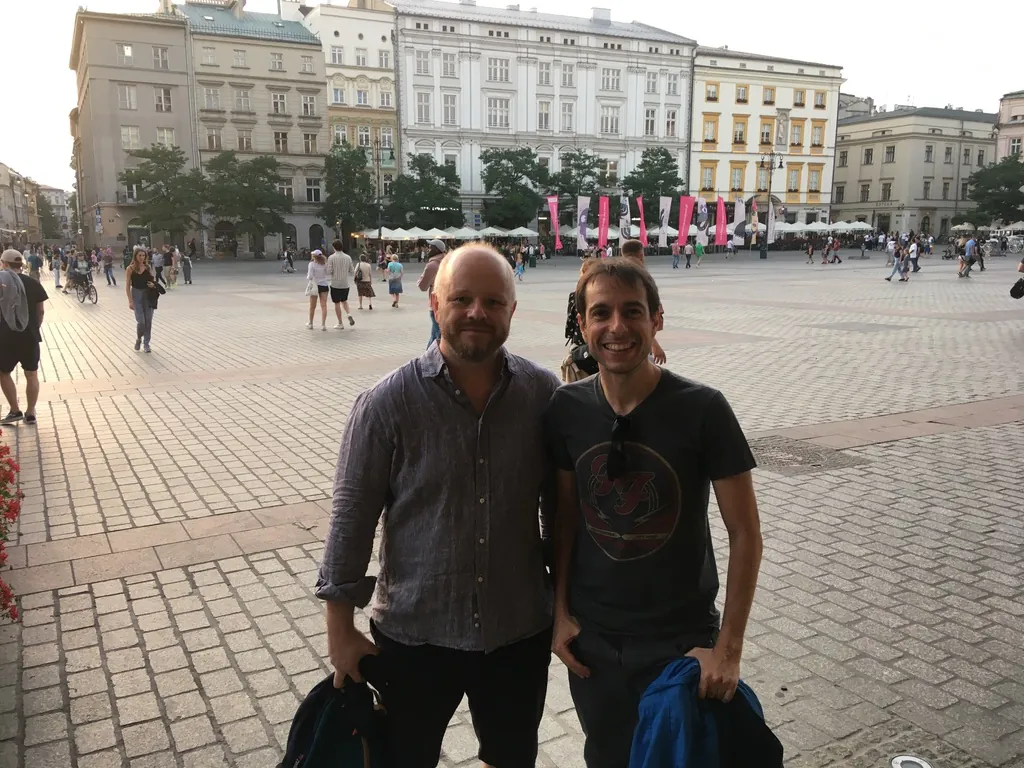 Eduard Matito and Borys Osmiałowski in Krakow