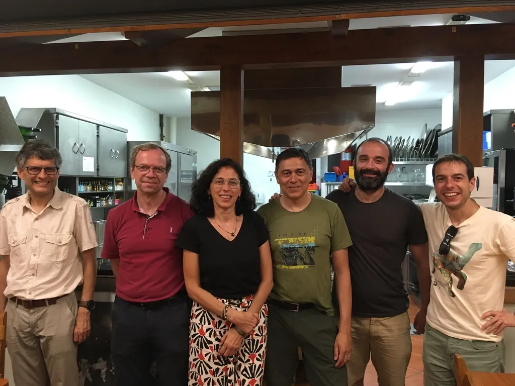 Group dinner before thesis defense