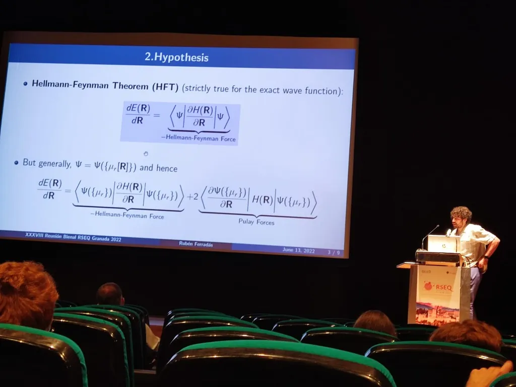 Ruben presentation at RSEQ Bienal Granada