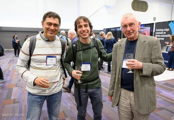 Edu with Xabi and Gernot Frenking at WATOC2022