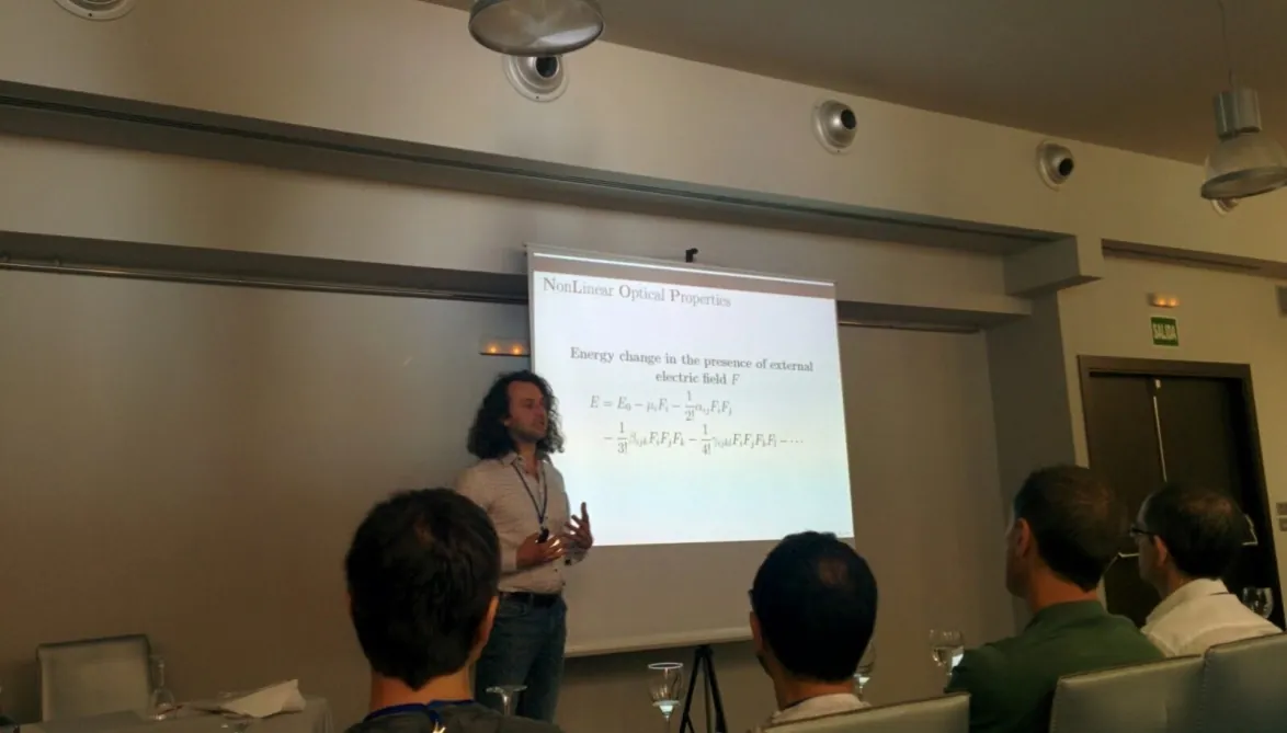 Sebastian's talk at a meeting in Vigo