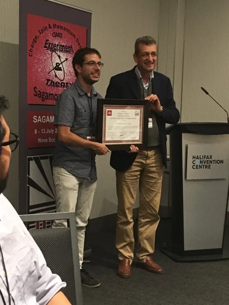 Edu is awarded the Early Career Prize