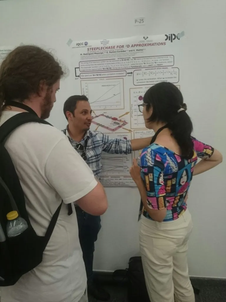Mau at his poster in ESPA