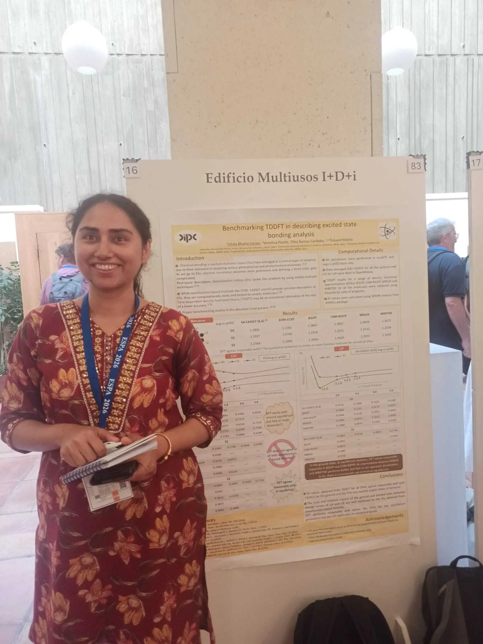 Ishita's poster at ESPA 2026