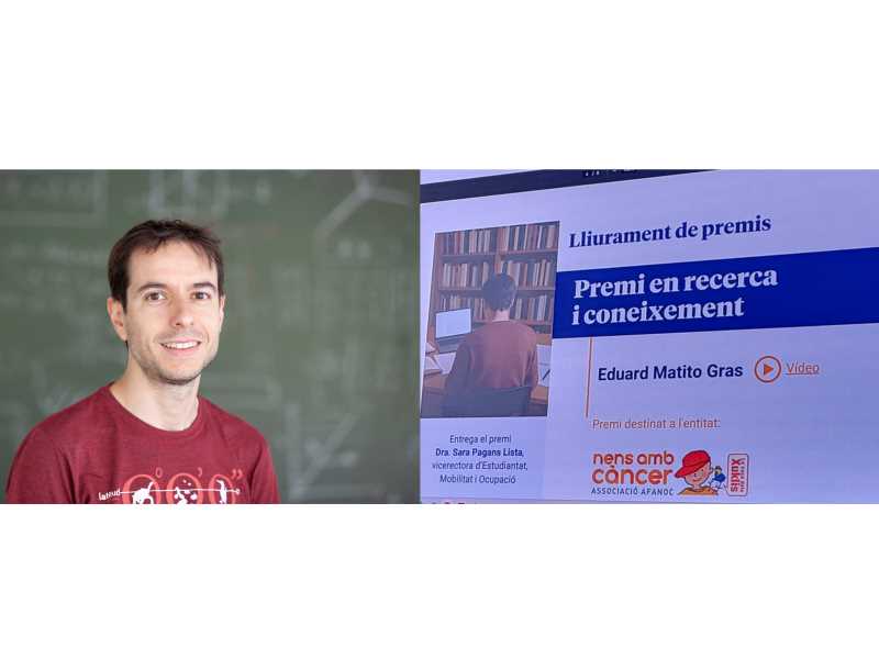 Eduard Matito receives UdG Alumni Award 2025