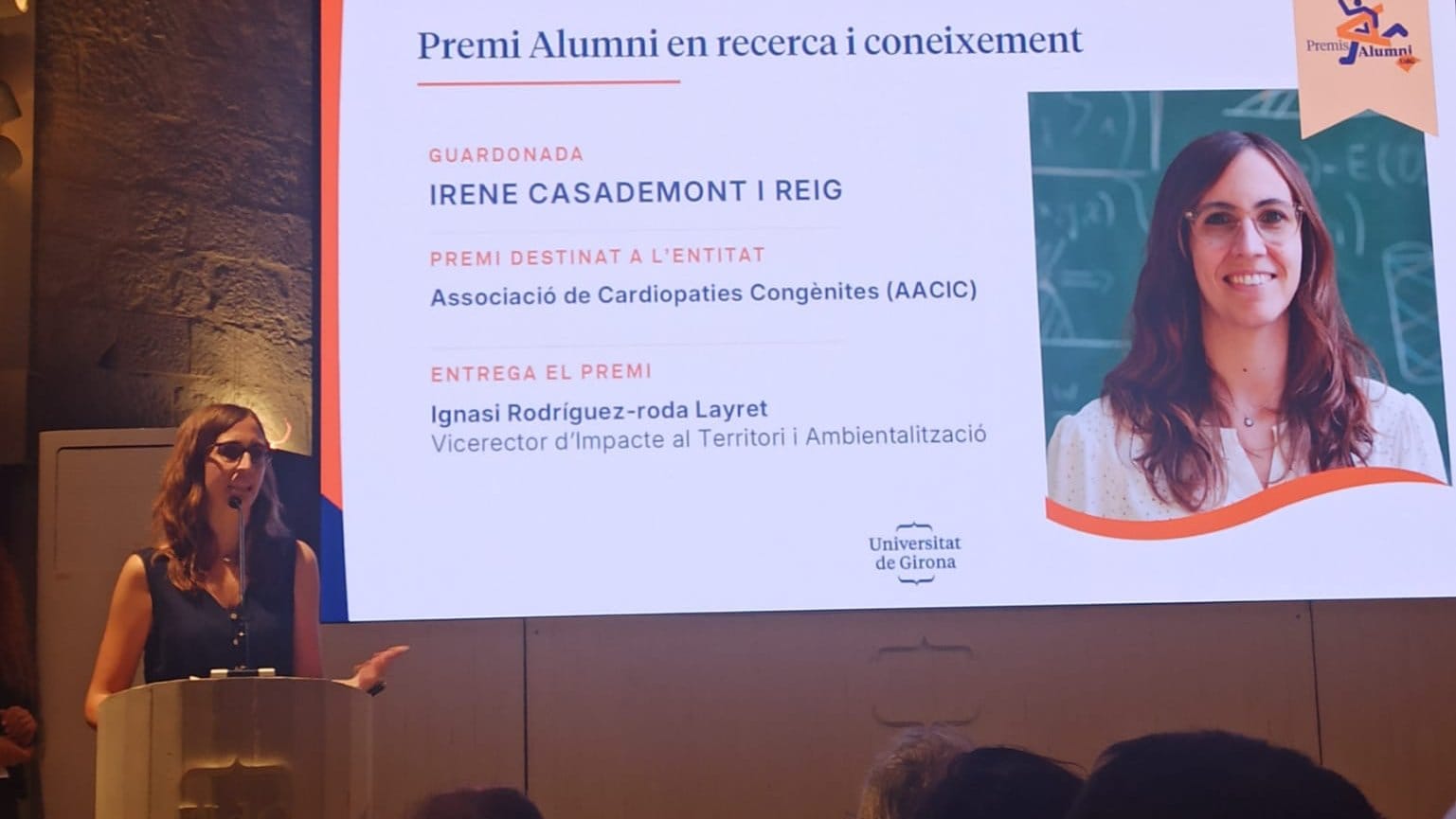 Irene Casademont receives UdG Alumni Award 2025